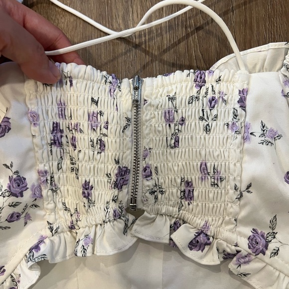 BNWT For Love and Lemons Leslie Blouse in Multi - Picture 11 of 14